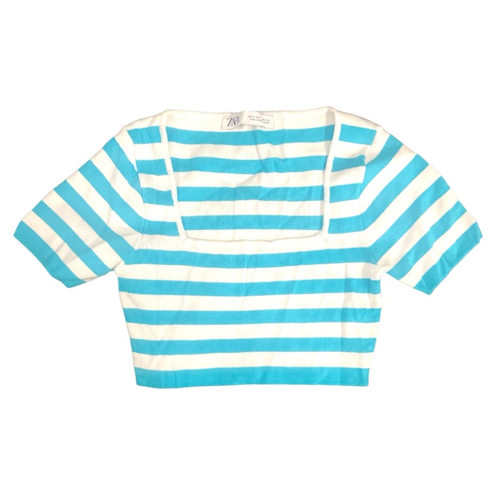 Zara Striped Knit Top